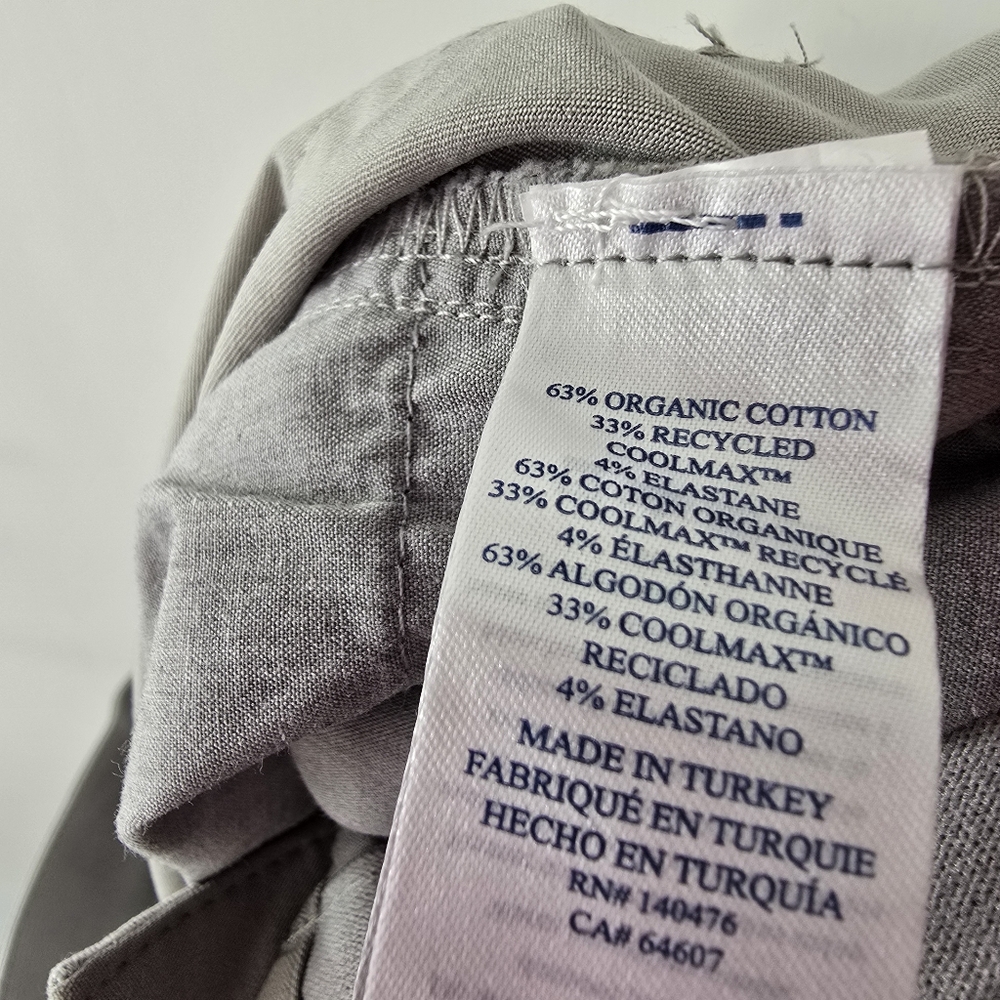 Faherty Movement 5-Pocket Pant Lightweight Travel Athletic Pants Fossil 28 x 32 - Picture 9 of 14